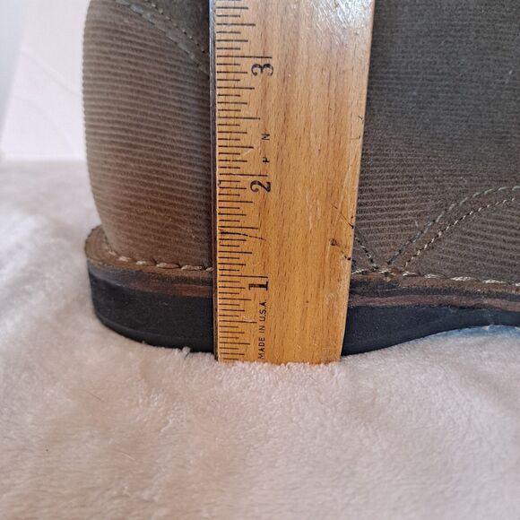 John Varvatos U.S.A. Corduroy Chukka Boots Mens 11.5M Tan Desert - Picture 13 of 13